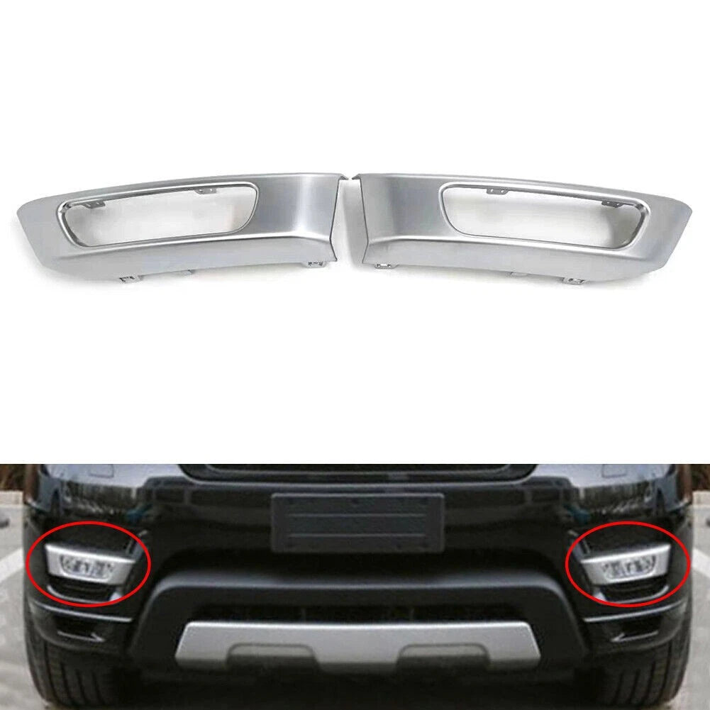 Set of 2 Front Bumper Fog Light Lamp Covers for Range Rover Sport (2014–2017)