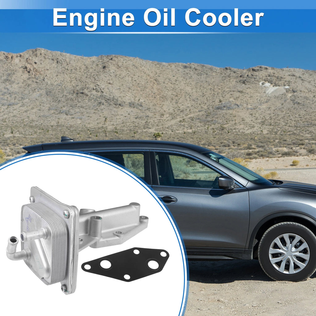 Engine Oil Cooler with Gasket for Nissan Altima Sentra (2007–2019)