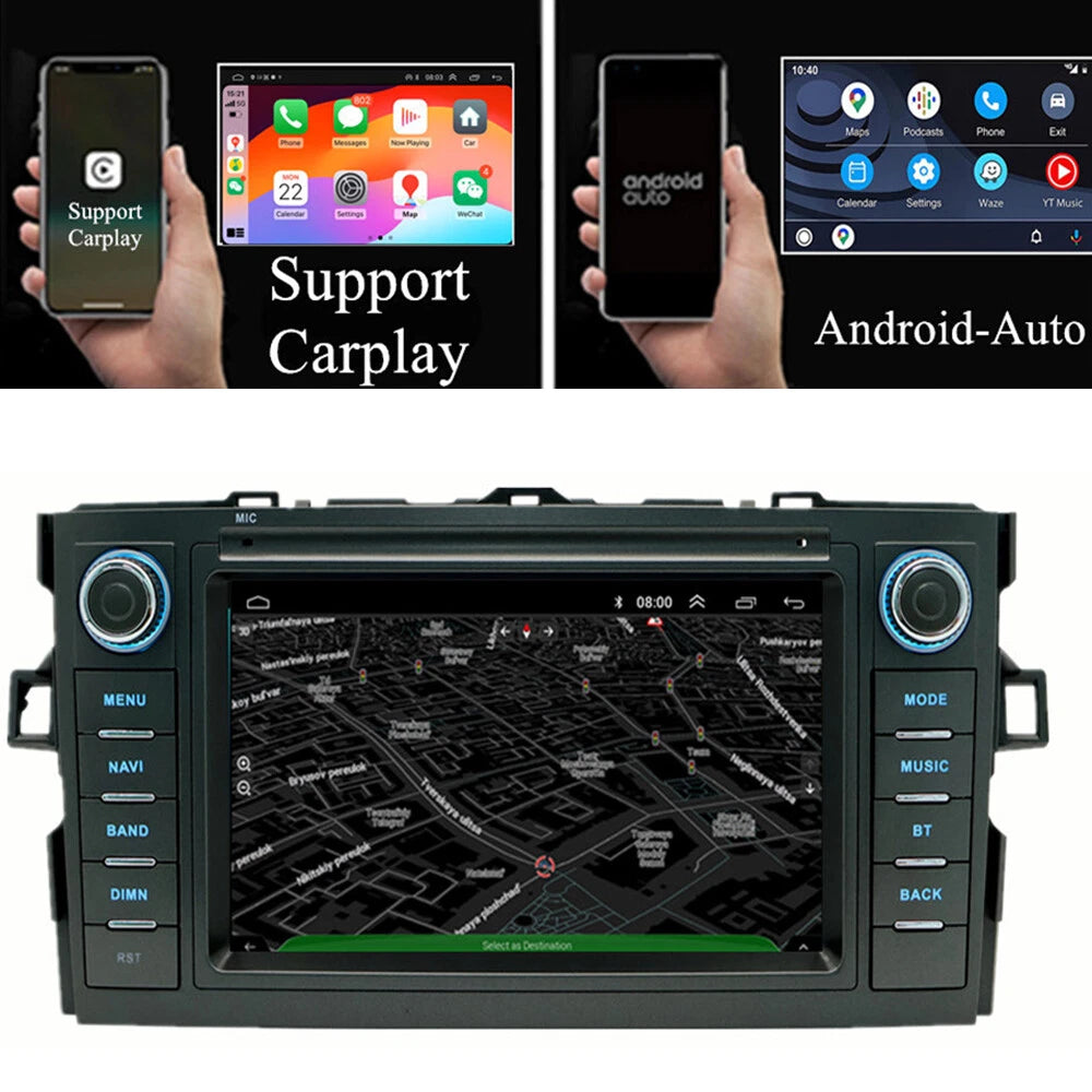 7'' Android Stereo Radio for Toyota Auris (2006–2012)