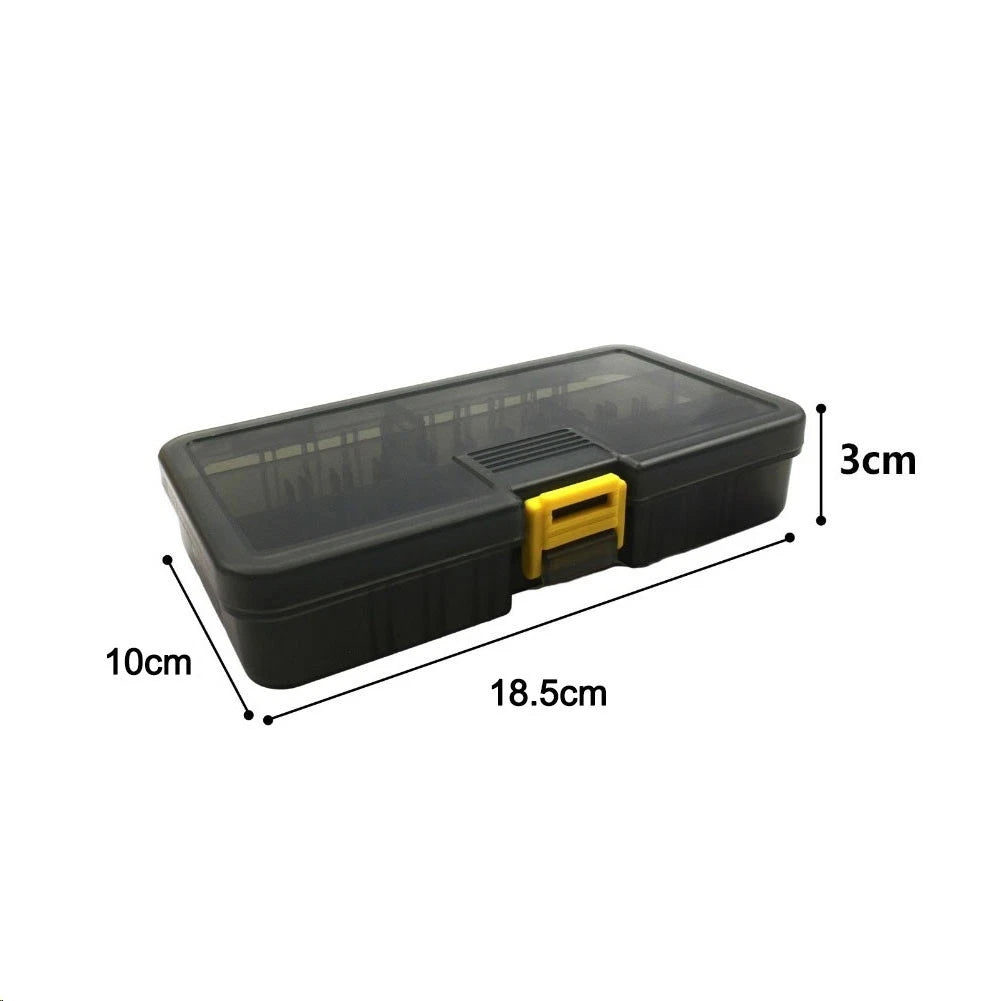 Fishing Box for Lures Hooks Accessories with Sealed Lock and Hanging Loop
