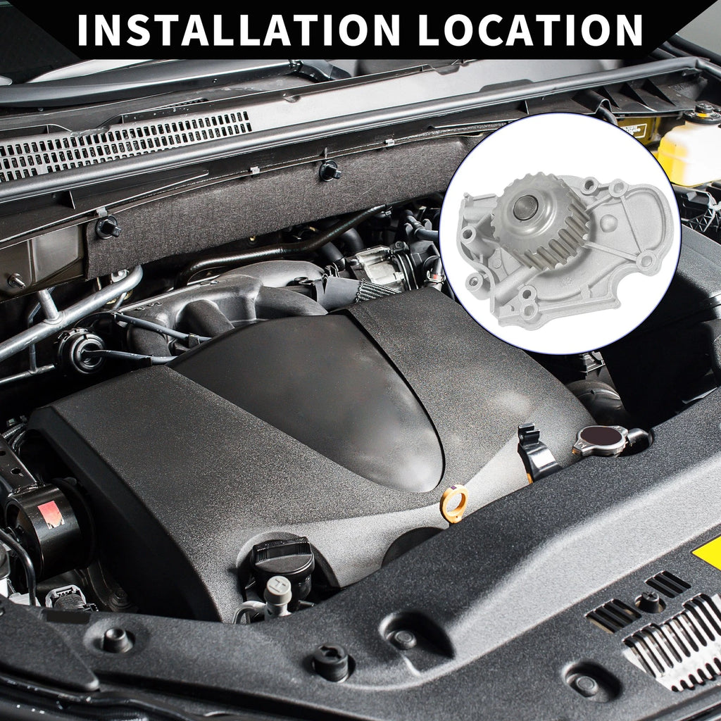 Water Pump Replacement with Rubber Ring Kit for Honda Civic Acura Integra (2001–2010)