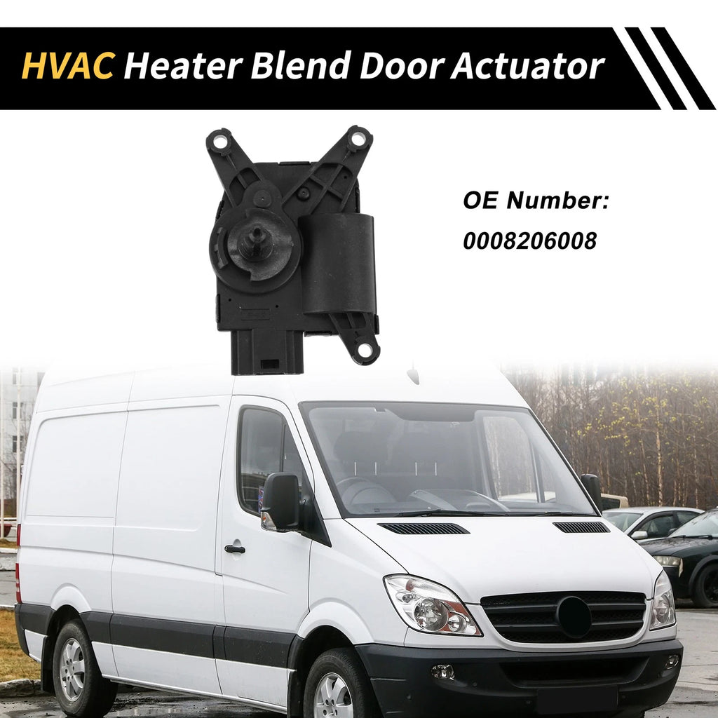 HVAC Heater Blend Door Actuator Replacement for Mercedes-Benz Sprinter (2006–2009)