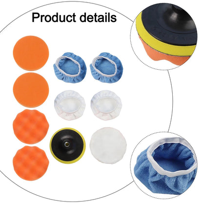5 Inch Sponge Pads for Car Cleaning and Restoration Tasks