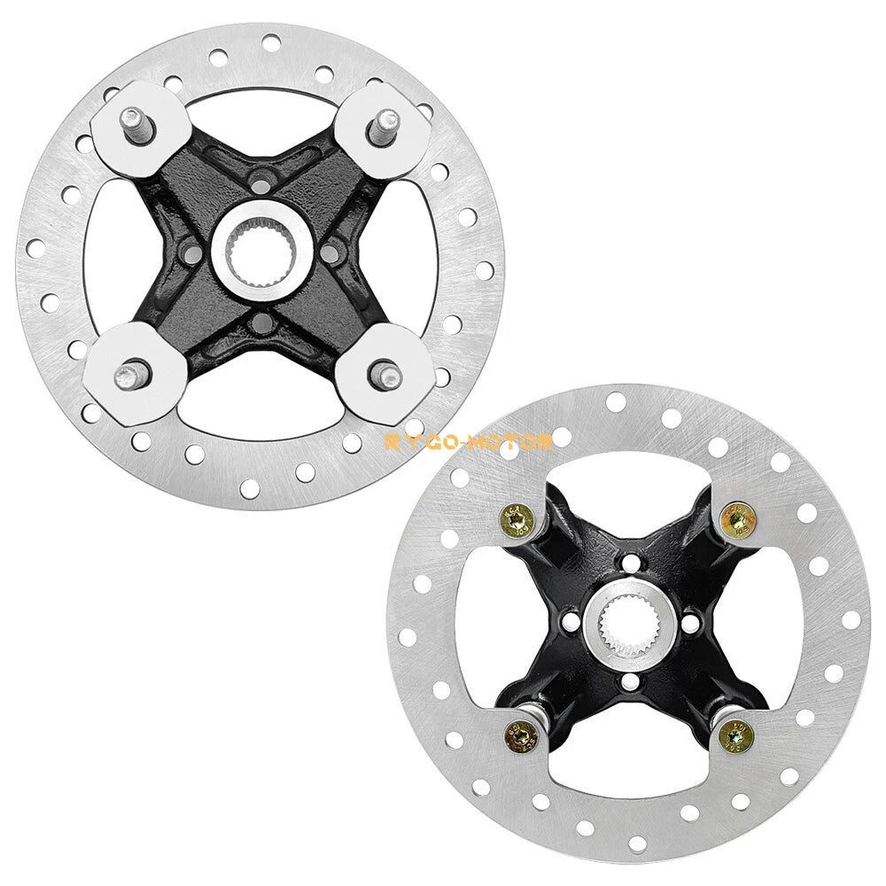 Set of 2 Front/Rear Wheel Hub & Brake Rotor for Can-Am (705501716, 705501900, 250300642)