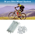 Bicycle Spokes Front Set for 76mm 14G Galvanized Carbon Steel (—)