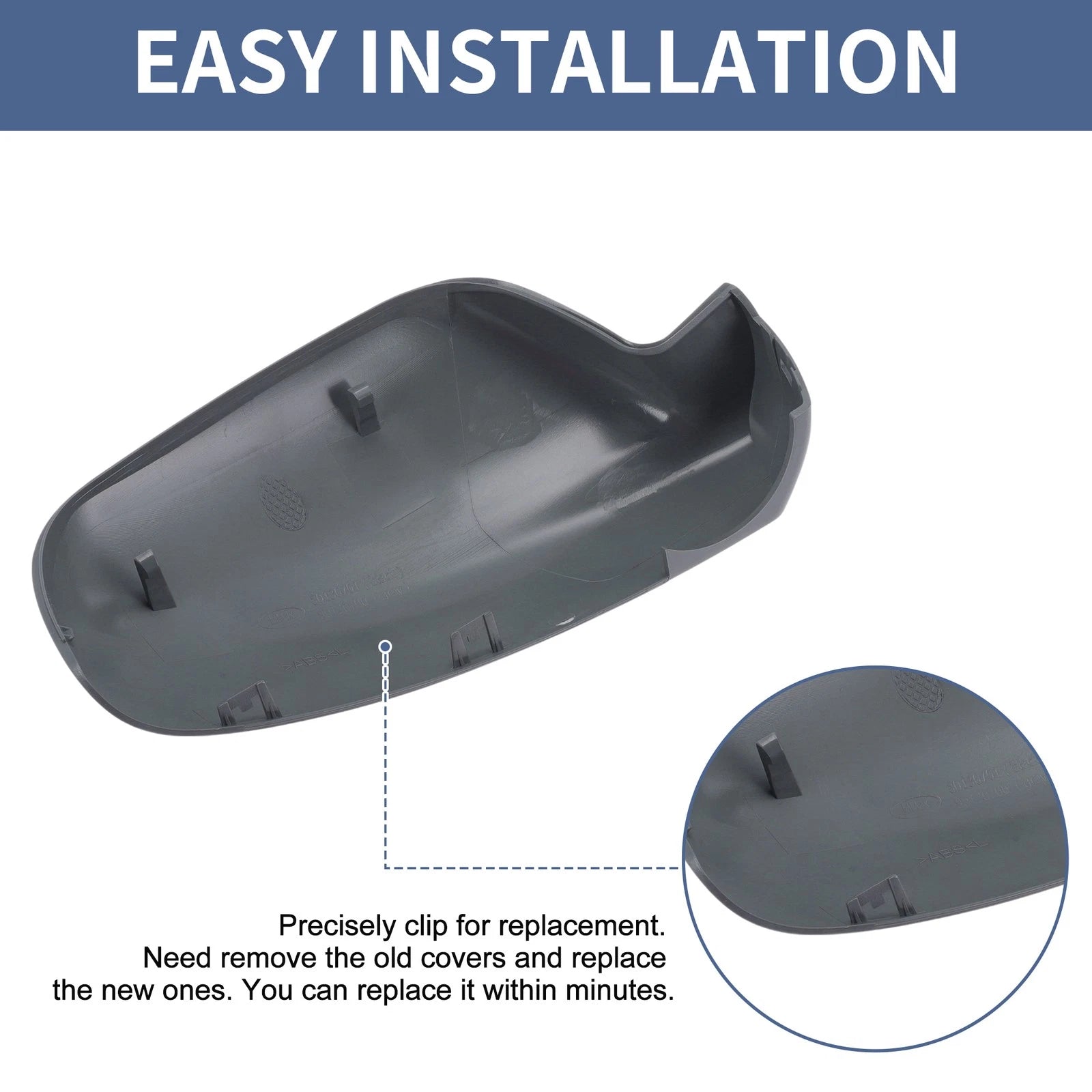 Left Passenger Side Mirror Cover Cap for Citroen Xsara (2002–2005)