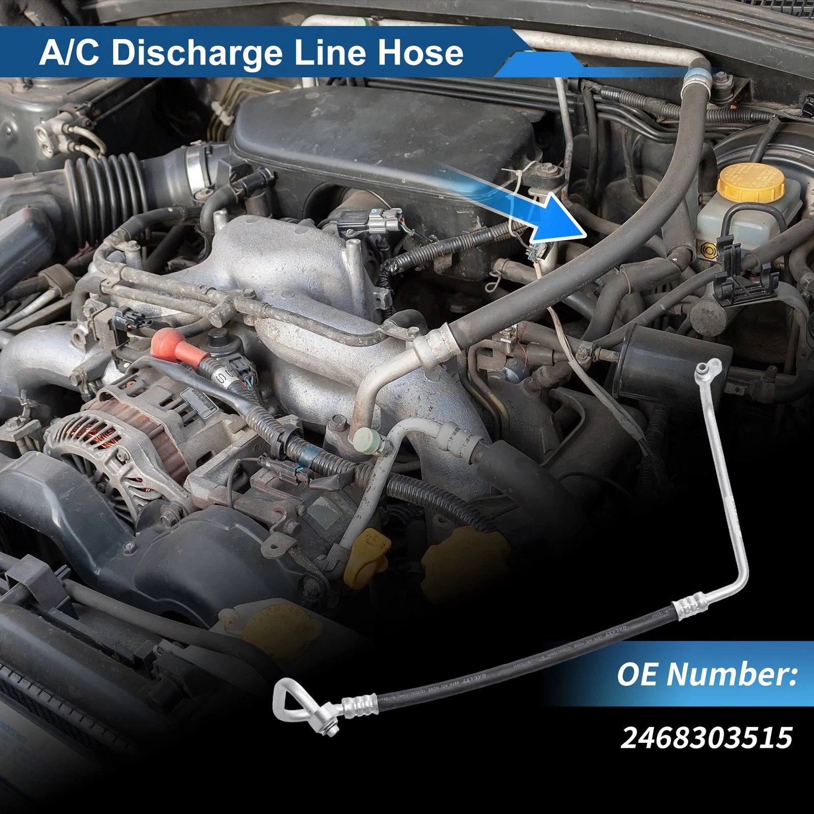 A/C Refrigerant Liquid Hose for Mercedes-Benz CLA250 2014–2020