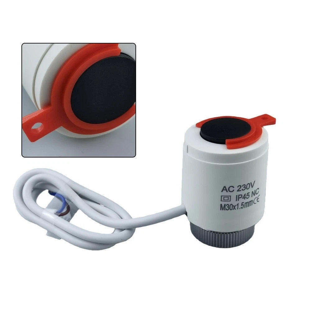 Electric Thermal Actuator Valve Head for Thermostat Manifold Systems