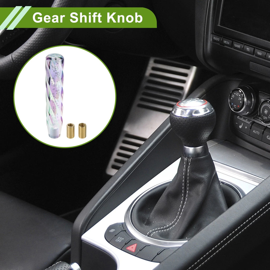 Crystal Shift Knob with 2 Adapters for Universal Fit (25cm)