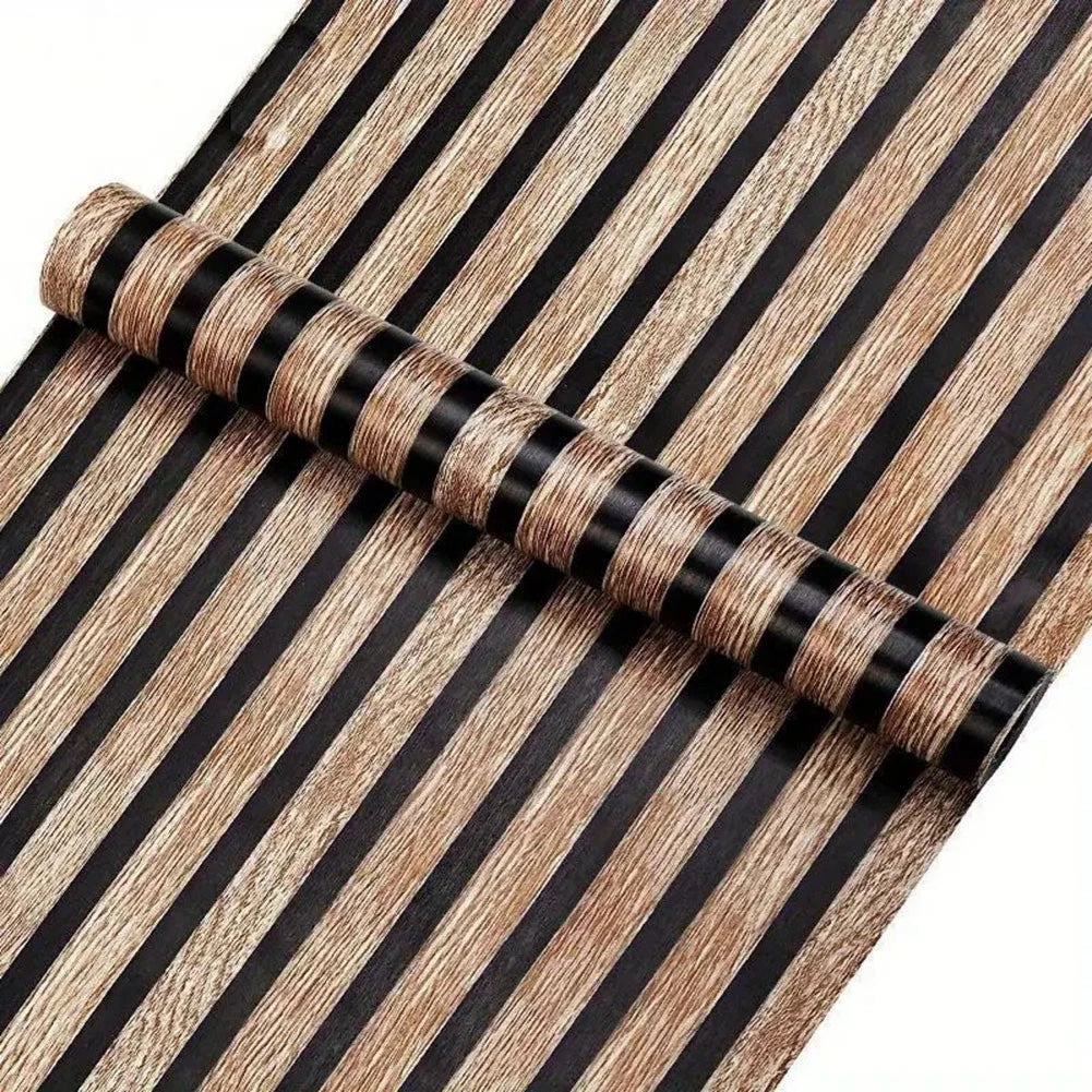 Waterproof PVC Imitation Wood Grain Wall Decor Sticker for