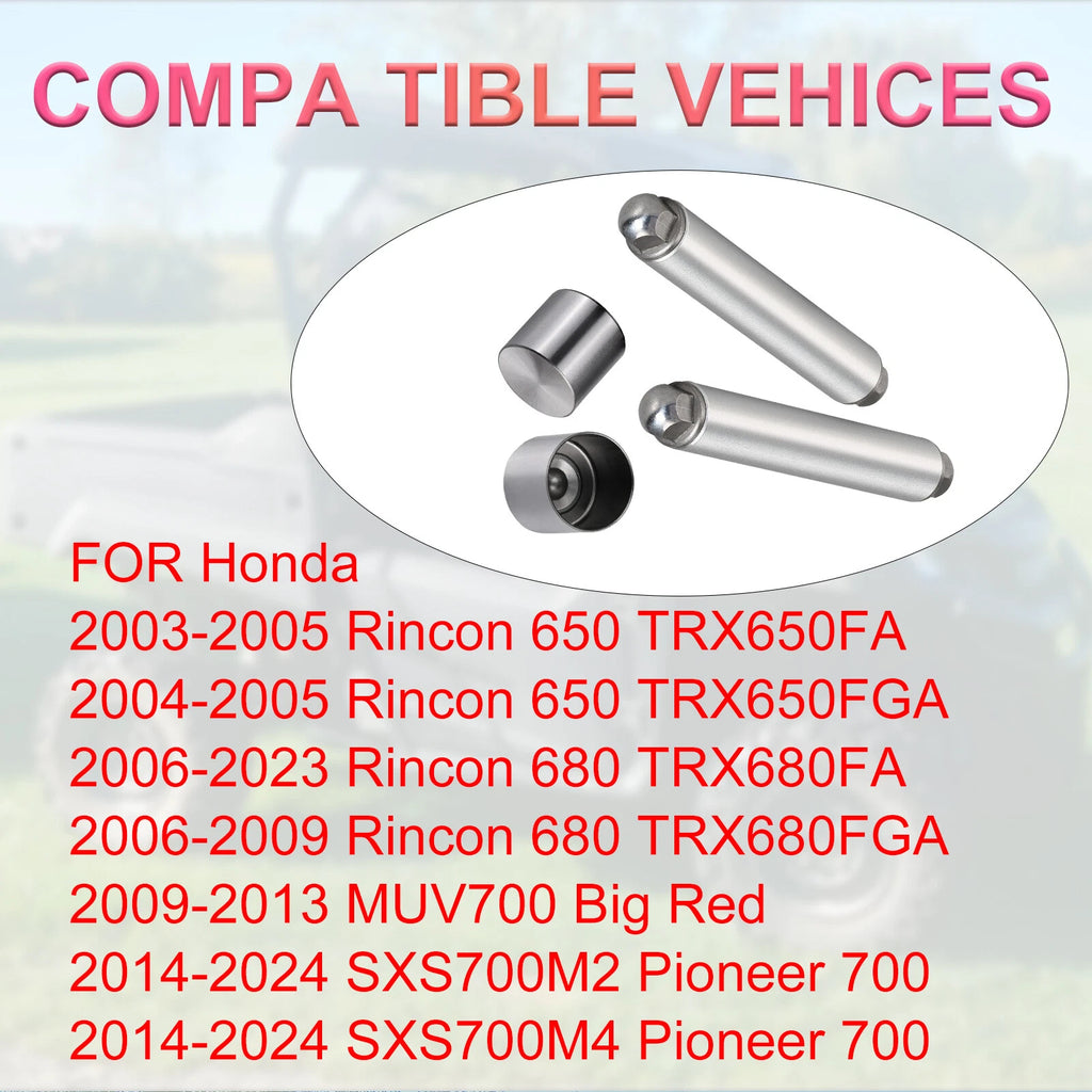 Camshaft Push Rods and Bucket for Honda Rincon 650 TRX650FA/FGA (2003–2005)