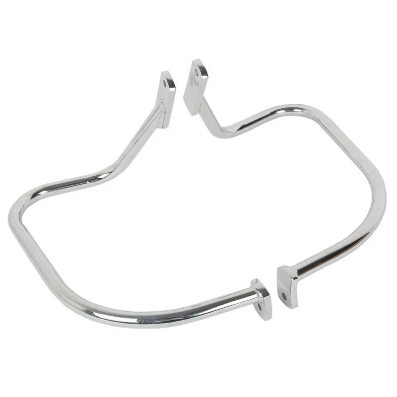 Saddlebag Guard Bar for Harley Softail Heritage Springer (1997–1999) Black/Chrome