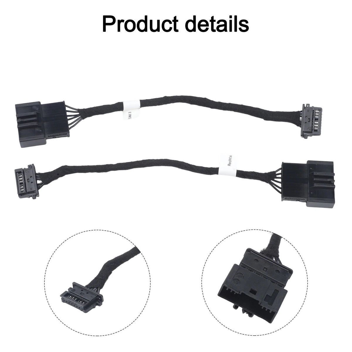 Rear LED Lights Adapter Cable Set for BMW For 3 Series For E46 Plastic Material