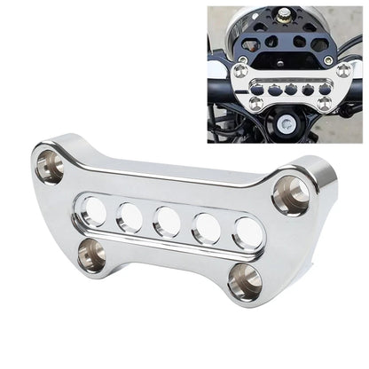 Handlebar Top Bar Riser Clamp Mount for Harley Sportster XL883 XL1200 Softail FX (2004–2023)