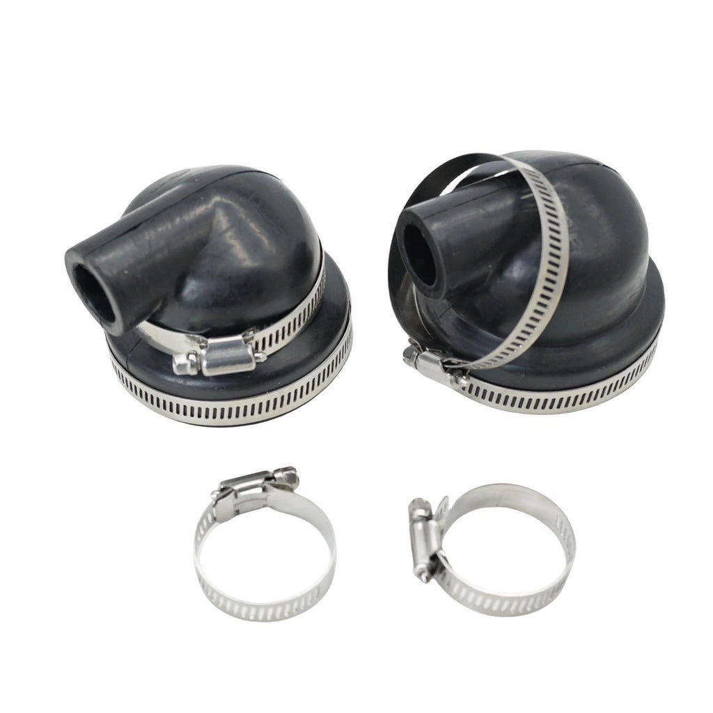 Set of 2 Heat Exchanger End Caps for Volvo Penta MD 2030 (Replacement 3580326, 145536370)
