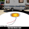 Oval Side Marker Light Replacement for RV Truck Boat Yellow (2010–2026)