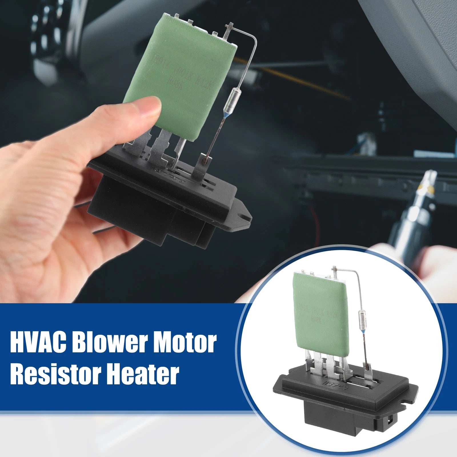 HVAC Blower Motor Resistor Heater Replacement for Dodge Grand Caravan (2008–2019)