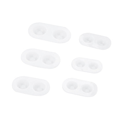Set of 6 Silicone Molds for Doll Eyes - Flexible, Durable