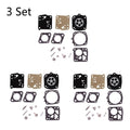 Set of 3 Carburetor Gasket Kits for Stihl 040 041 045 051 (RK21-HS)