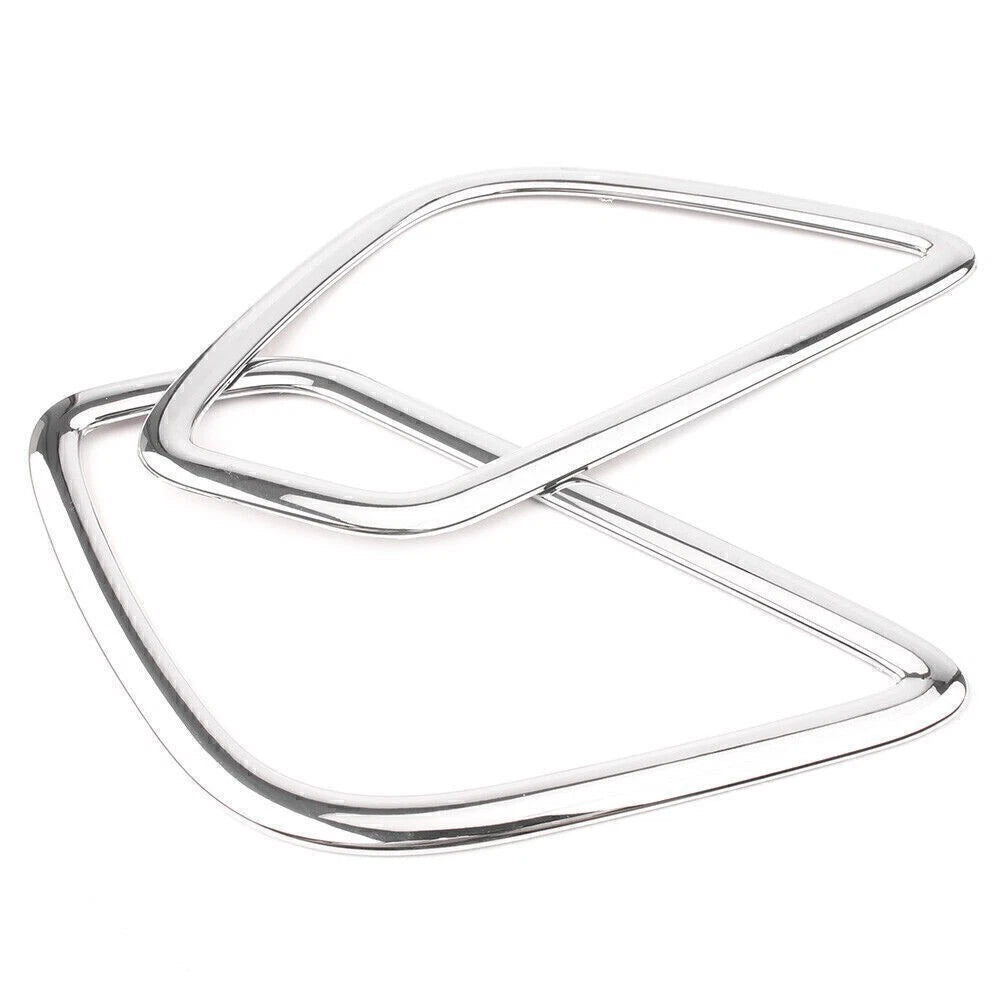 2X Chrome Rear Fog Light Cover Trim for Mitsubishi Eclipse Cross (2018)