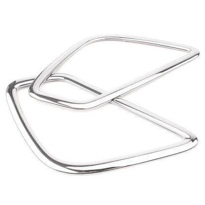 2X Chrome Rear Fog Light Cover Trim for Mitsubishi Eclipse Cross (2018)