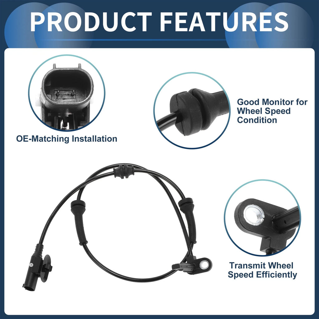 ABS Wheel Speed Sensor No. 68217205AB for Jeep Cherokee (2016–2020) Front