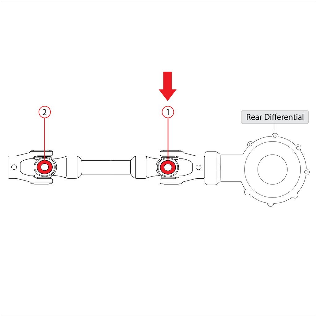 U-Joint Kit Replacement for Yamaha V-Star 1100 Classic XVS1100 (2000–2009)