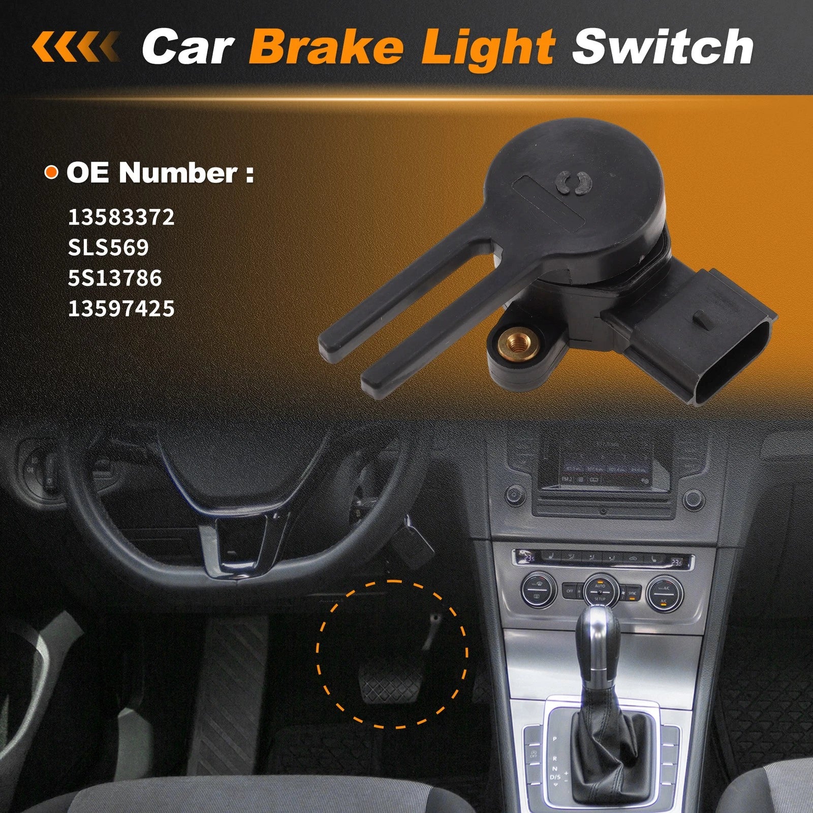 Brake Light Switch OEM Replacement for Buick Enclave (2018–2024)