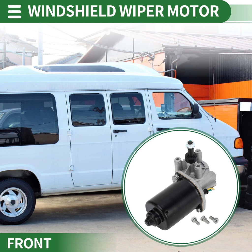 Front Windshield Wiper Motor Replacement for Dodge Ram 1500 2500 (1999–2003)