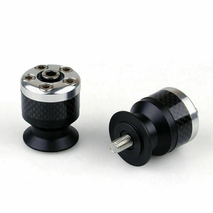 CNC Carbon Fiber 8mm Swingarm Sliders Spools for Ducati 1098 1198 Monster (2007–2012)