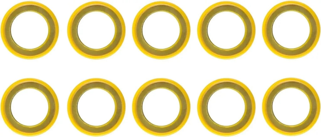 10Pcs Gear Case Lube Oil Drain Plug Washer Gasket for Mercury Mercruiser (N/A)