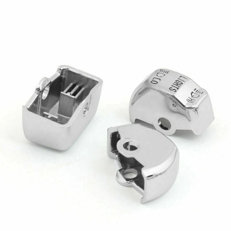 Chrome Control Switch Housing Button Cap Kit for Harley Softail (2011)