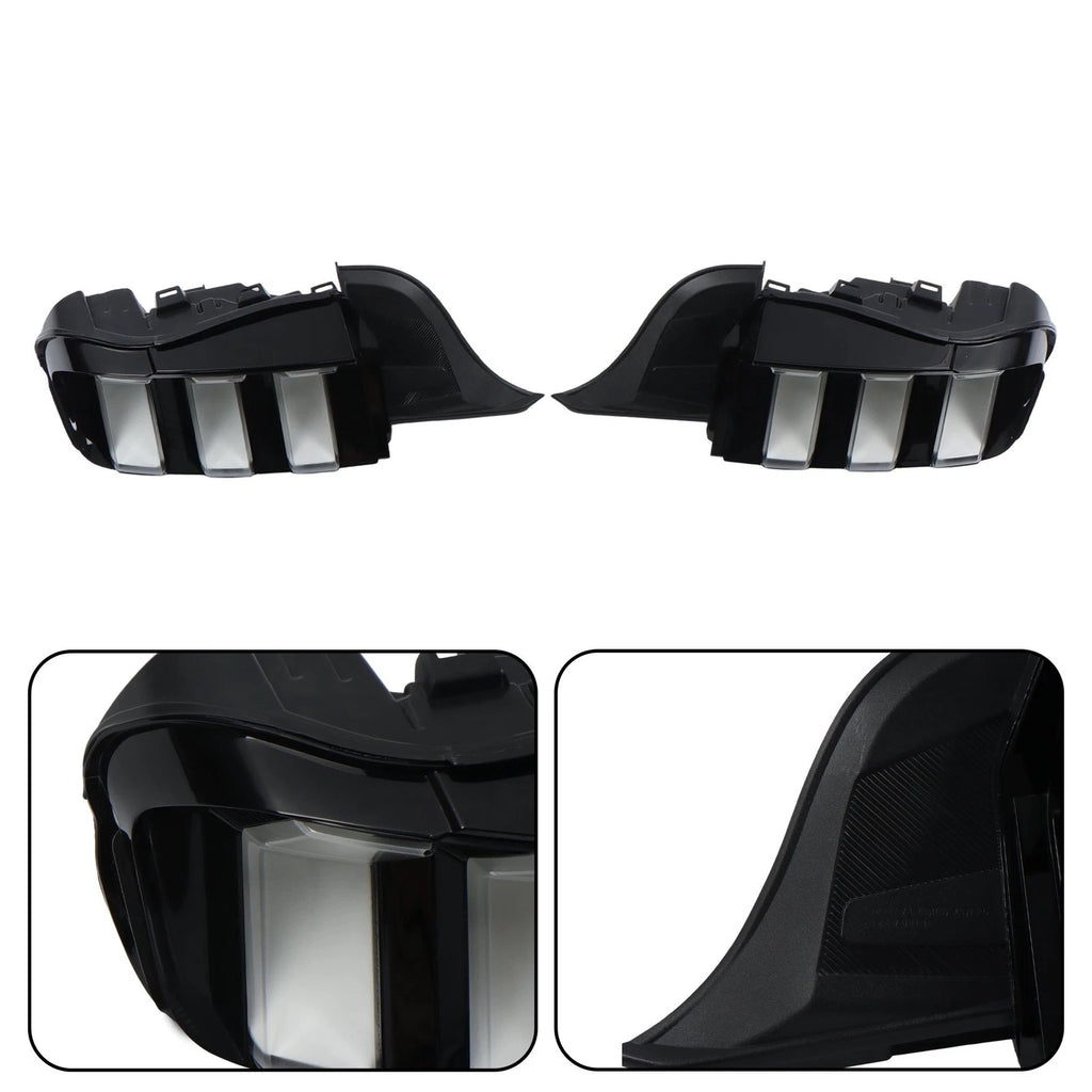 LED Tail Lights for Ford Mustang (2024–2025) Red Black Left + Right