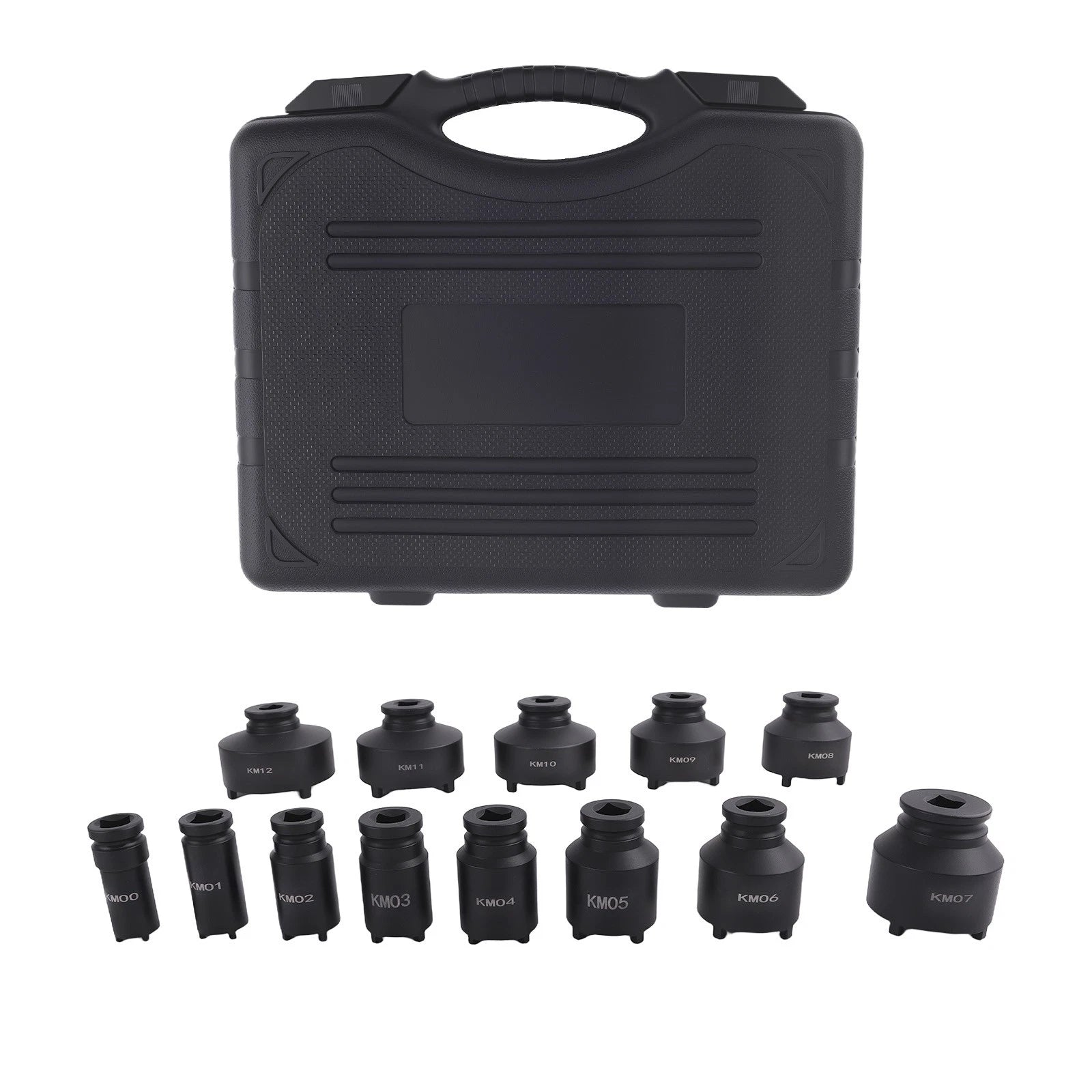 13x Spindle Axle Nut Socket for KM Groove Nuts (1/2" Drive)
