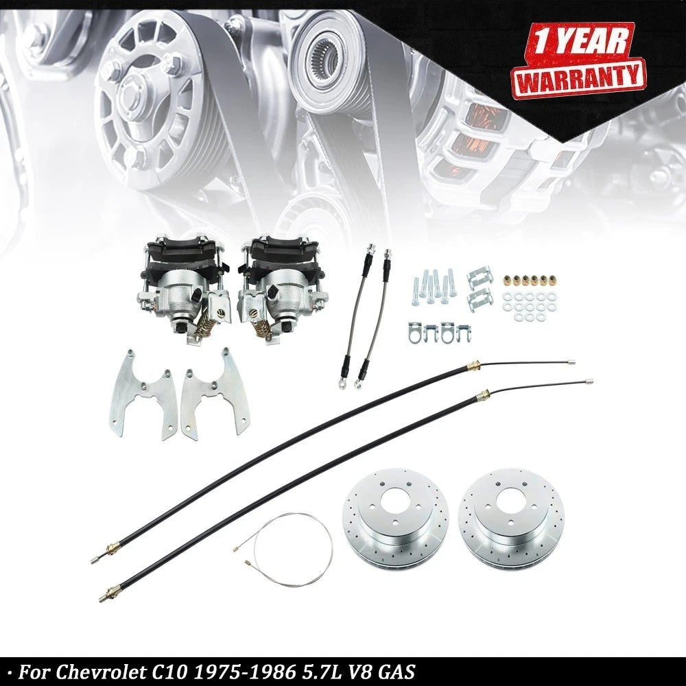 Rear Axle End Disc Brake Conversion Kit for Chevrolet C10 Panel (1966–1967)