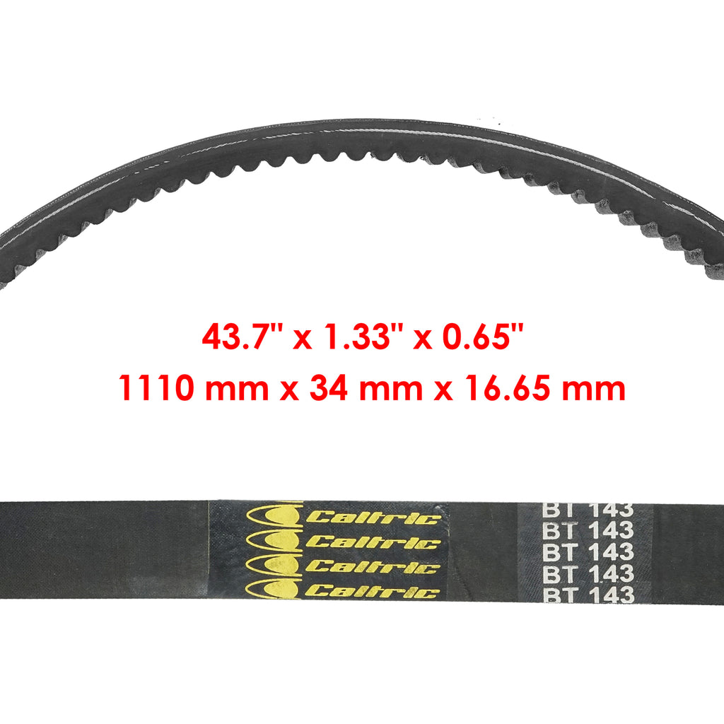 Caltric Drive Belt Replacement for Ski-Doo 670 2013–2019