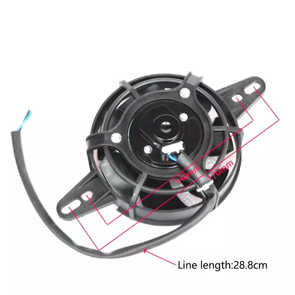 Electric Cooling Fan for Universal Motorcycle (Universal Fit)