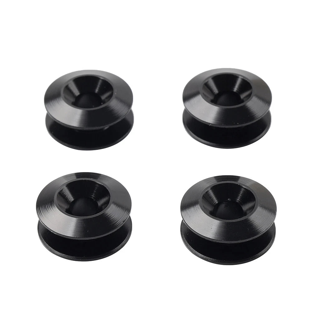 Set of 4 Black Quick Release Bumper Holder Clips for Trunk Hatch Lid