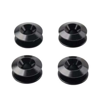 Set of 4 Black Quick Release Bumper Holder Clips for Trunk Hatch Lid