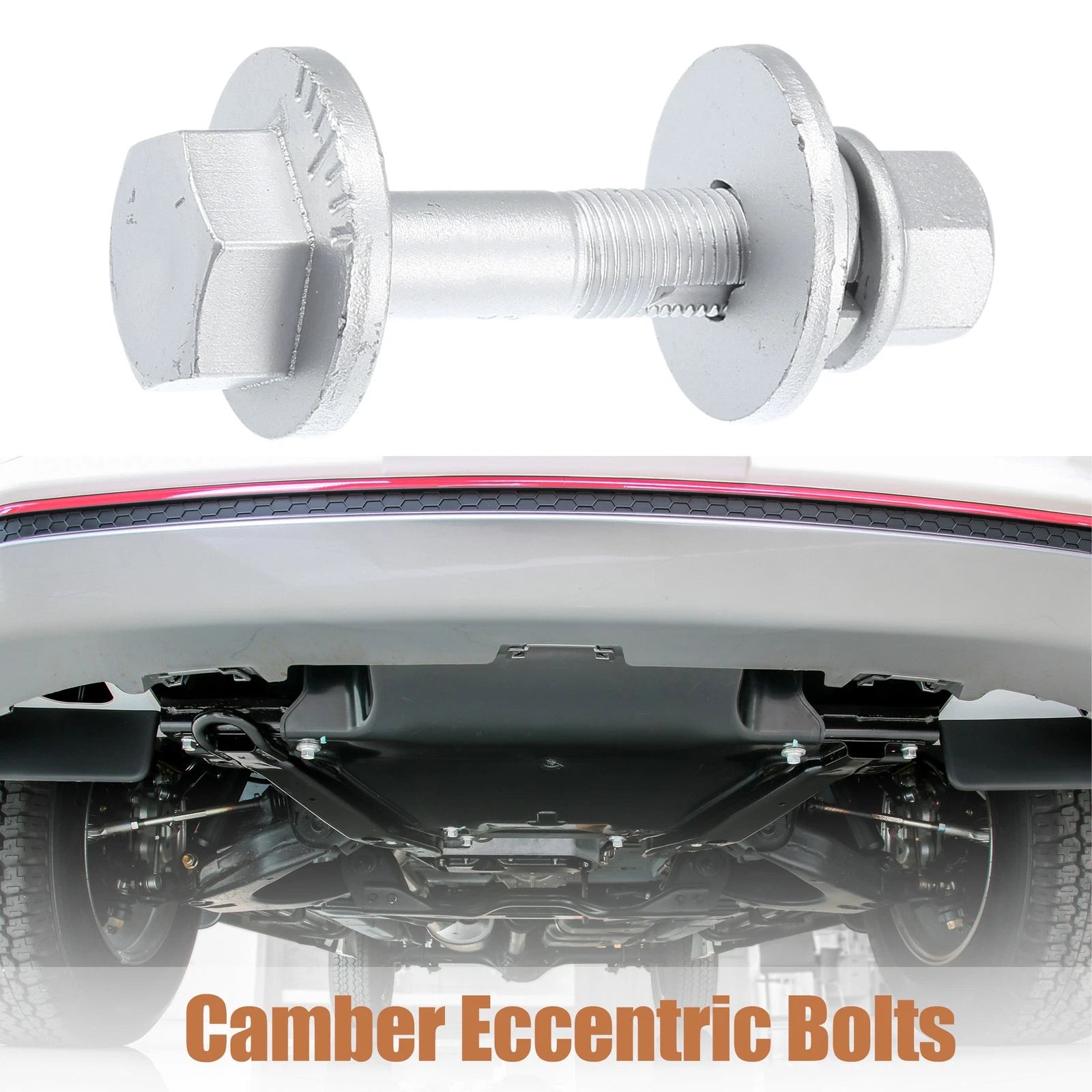 Eccentric Alignment Camber Bolts Front Set for Hyundai Kia (2011–2016)