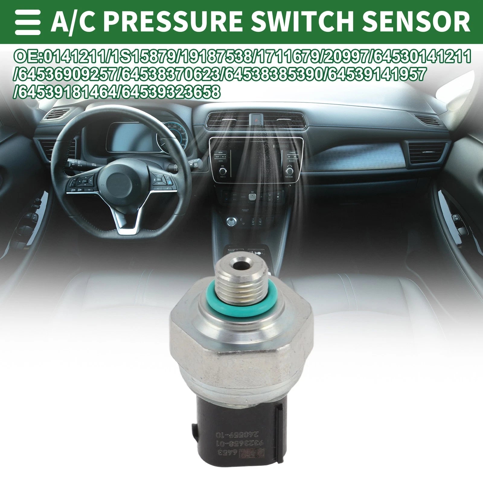 A/C Pressure Switch Sensor for BMW M6 (2012–2018) 0141211, 1S1587