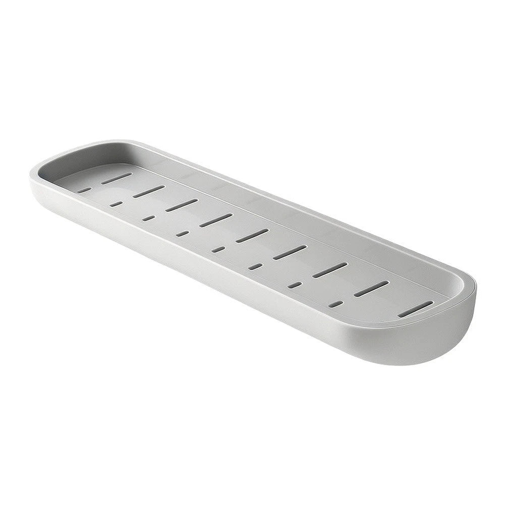 Wall Mount Shower Shelf for Toiletries 42x12x5.5cm Drainage Design