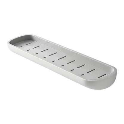 Wall Mount Shower Shelf for Toiletries 42x12x5.5cm Drainage Design
