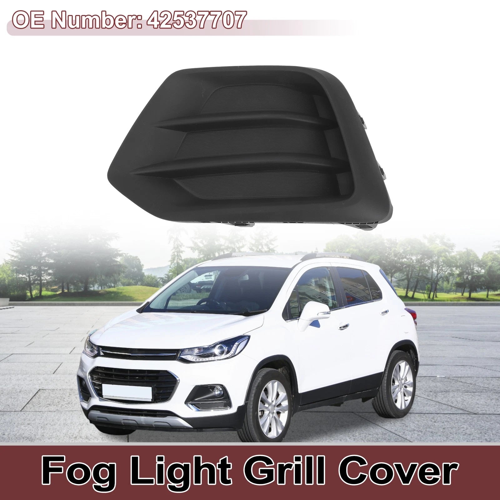 1 Pc Front Left Fog Light Grill for Chevrolet Trax (2017–2022)
