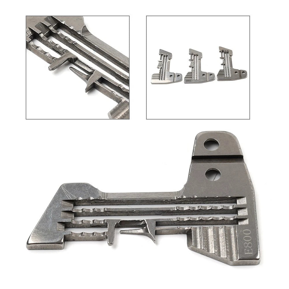 E800 Needle Plate for Siruba 747 (3-Thread Overlock Sewing Machine)