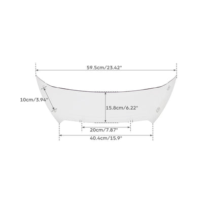 6" Clear Windshield & Mounts for Harley CVO Road Glide (2023–2026)