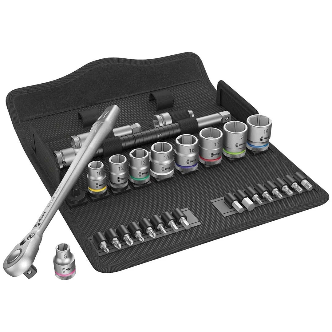 29 Piece Metric 3/8 Drive Ratchet Set for Wera Tools