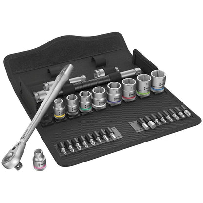 29 Piece Metric 3/8 Drive Ratchet Set for Wera Tools