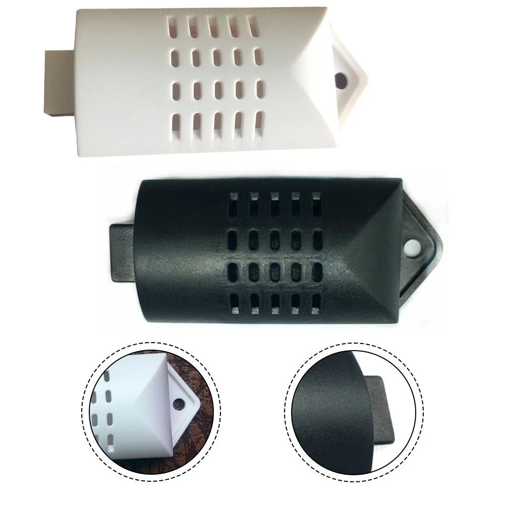 10PCS Plastic Housing for Temperature and Humidity Sensor with Mounting Holes