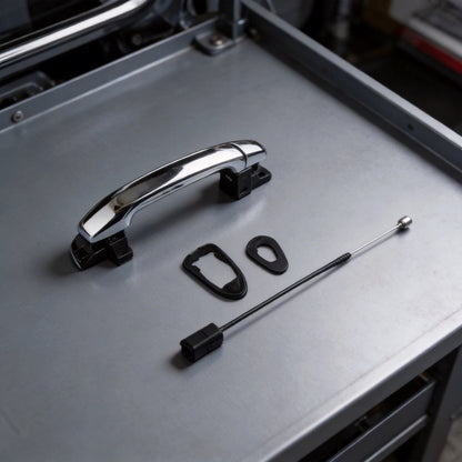 Left Front Exterior Door Handle for Mini Cooper R50-R59 (2002–2015) Silver